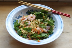 Prawn and noodle salad