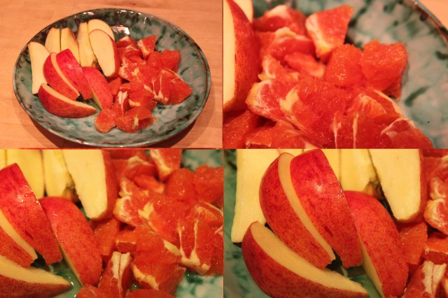 Apple and Blood Orange Collage