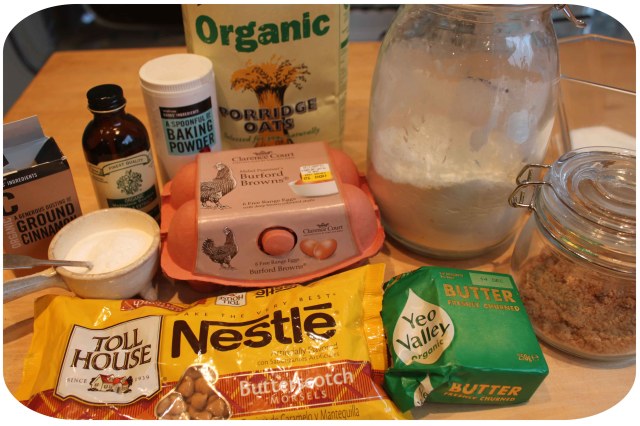 Butterscotch cookie ingredients