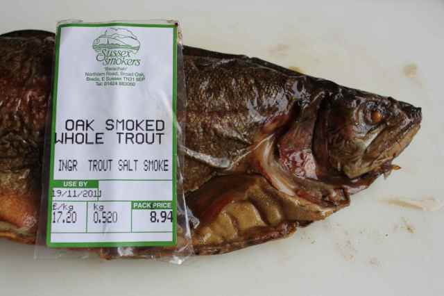 Smoked trout