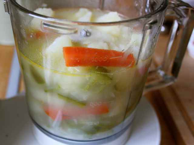 Soup in blender