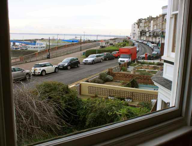 View along Nelson Crescent