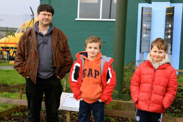 Outside the RAF Manston museum
