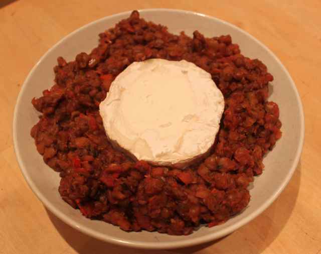 Sloppy Joe's with goats cheese