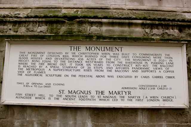 The Monument Sign