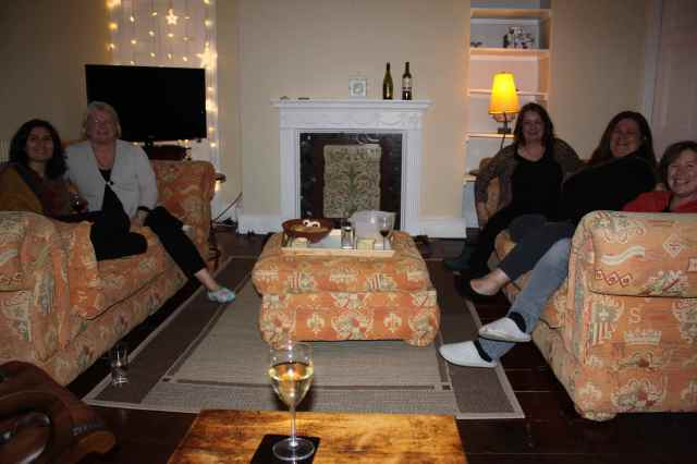 Working girls in the lounge