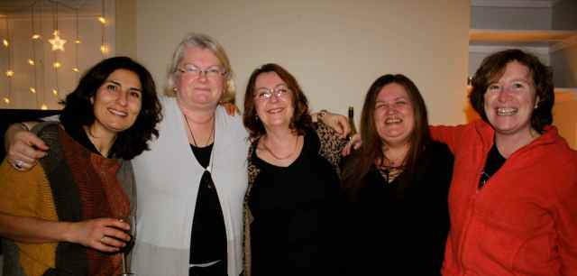 Working girls standing