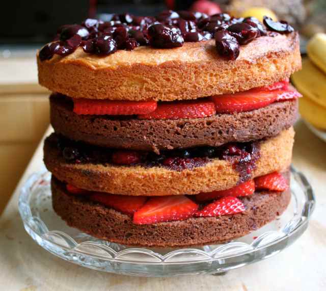 4 layer cake