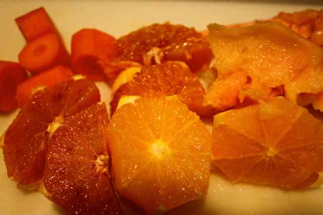 orange smoothie things