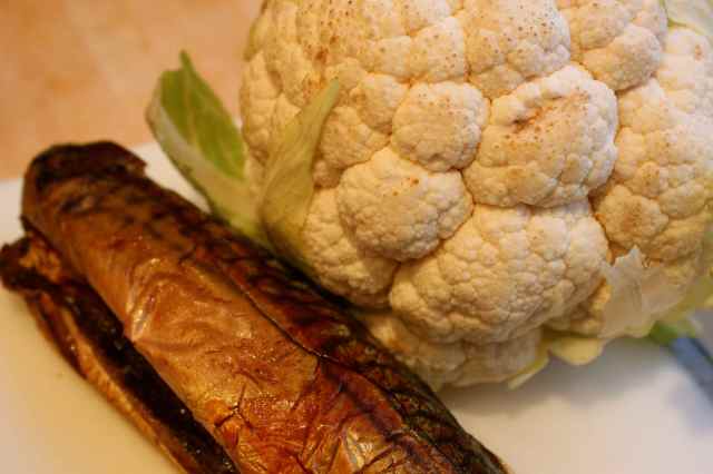 smoked mackerel and cauliflower