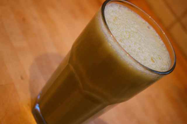 Long green milkshale