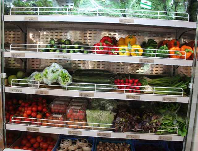 Frankie's chilled fresh produce