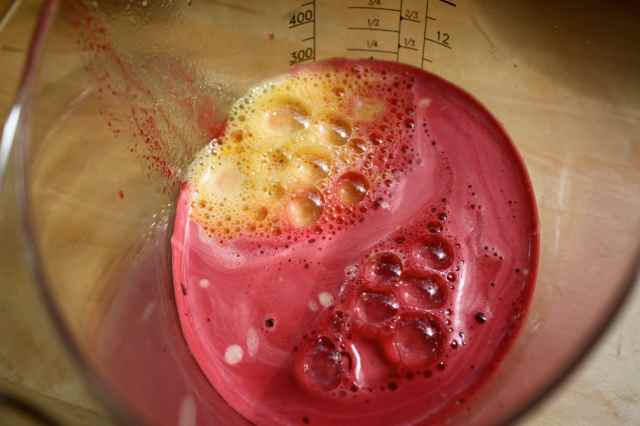 beetroot and ornage juice