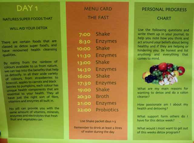 Detox day 1