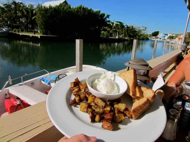 Brunch by the dock