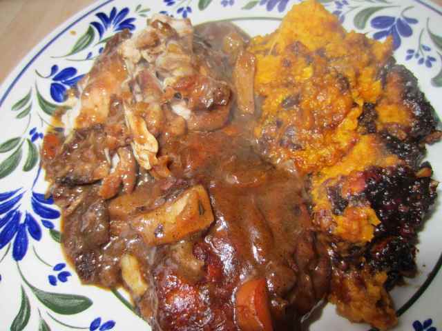 chicken and sweet potato