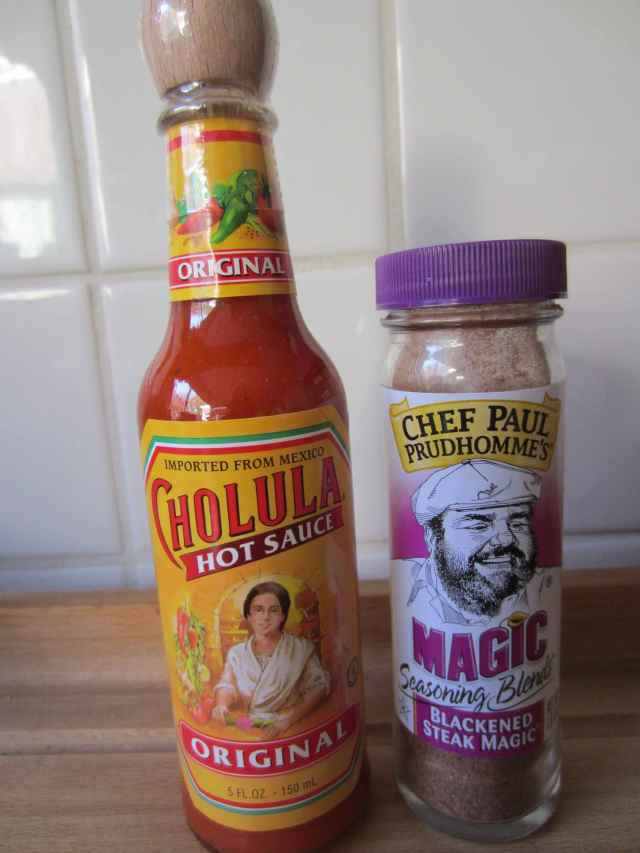 Cholula and Blackened Steak Magic