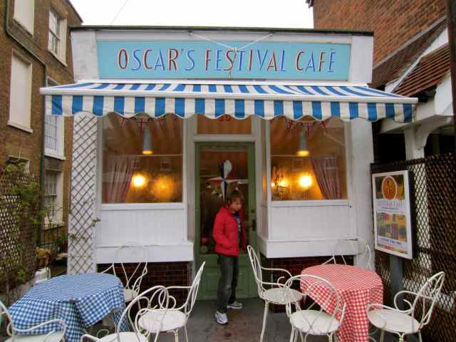 Oscars Festival Cafe outside