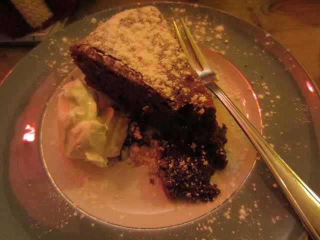 Chcolate, rose and coconut cake