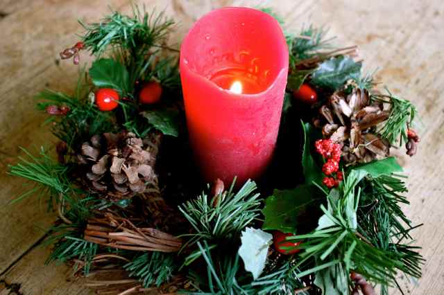 Christmas candle