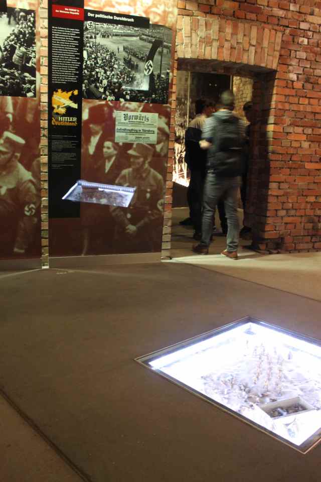 Going round the exhibition