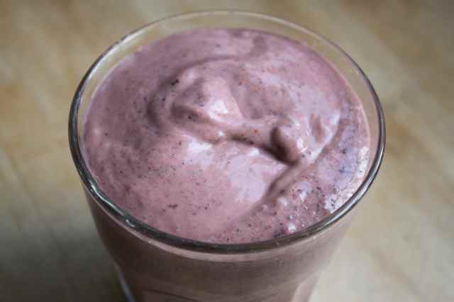 red and green smoothie