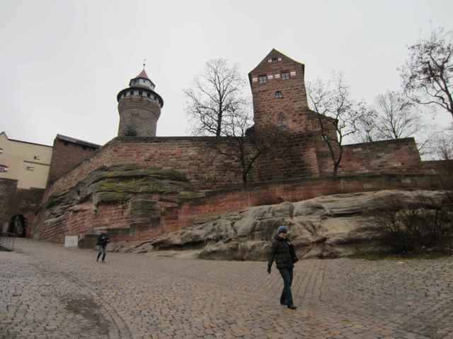 The castle on the way down