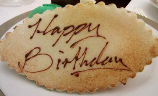 Marzipan Happy Birthday