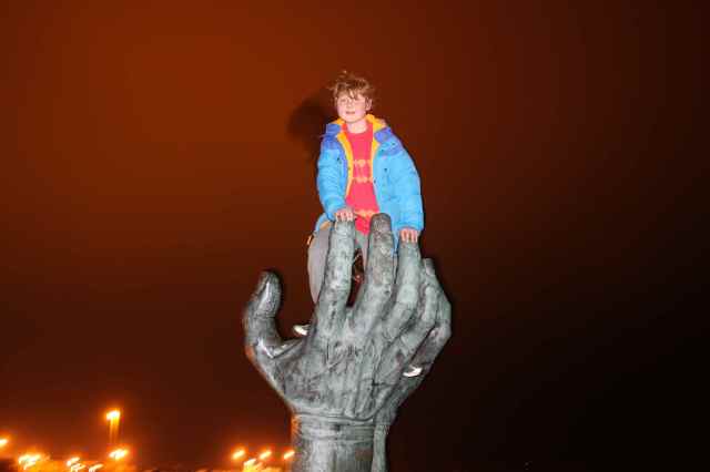 Pfizer Molecular Hand Sculpture