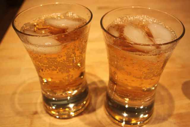 whisky and ginger ale