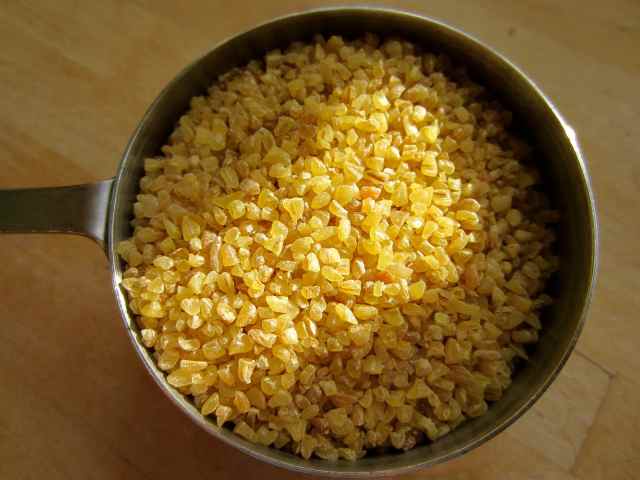 1 cup of bulgar wheat