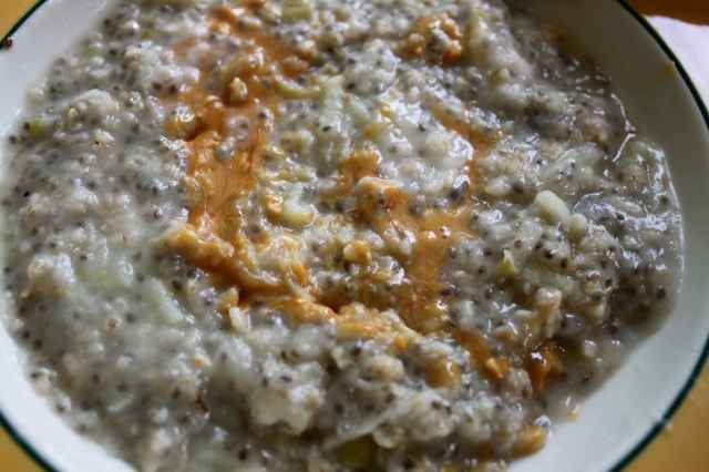 porridge and nut butter