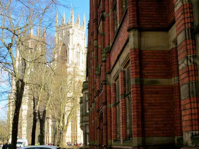 Approaching York Minster