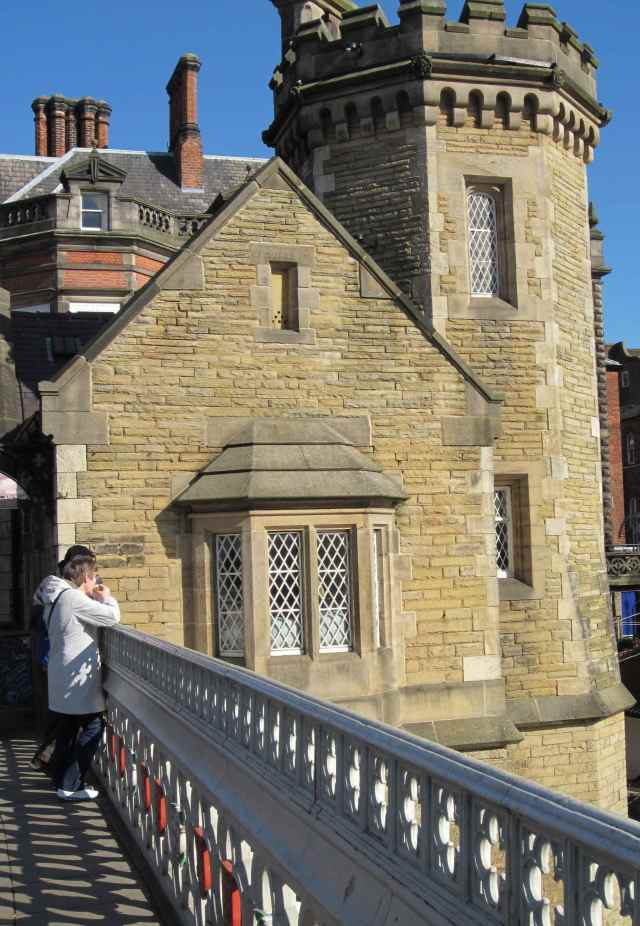Building beside bridge in York