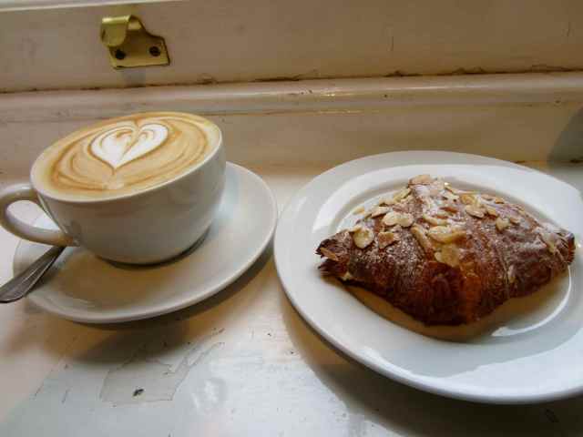 coffee and croissant