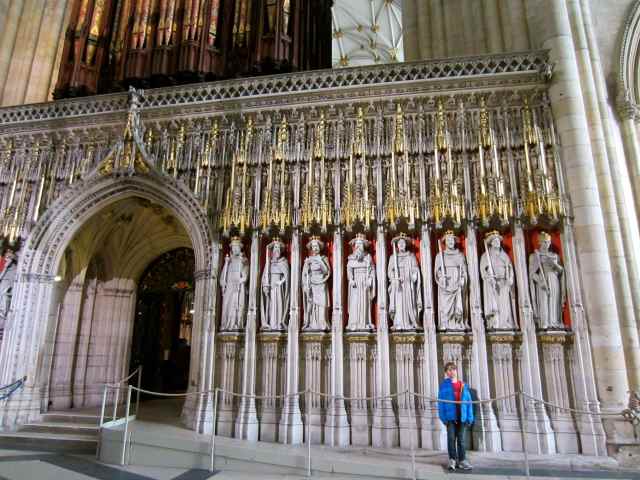 H by the large organ
