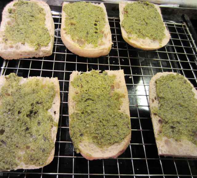 spread with pesto