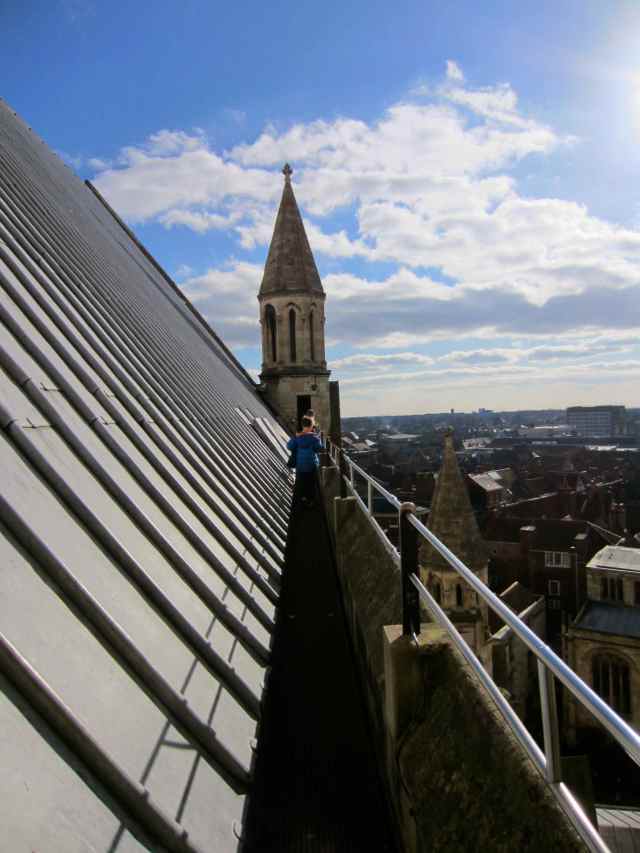 Walking back to The Tower