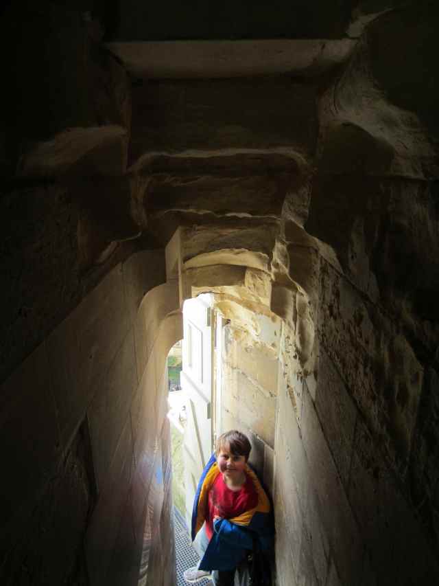 Walking outside the Tower