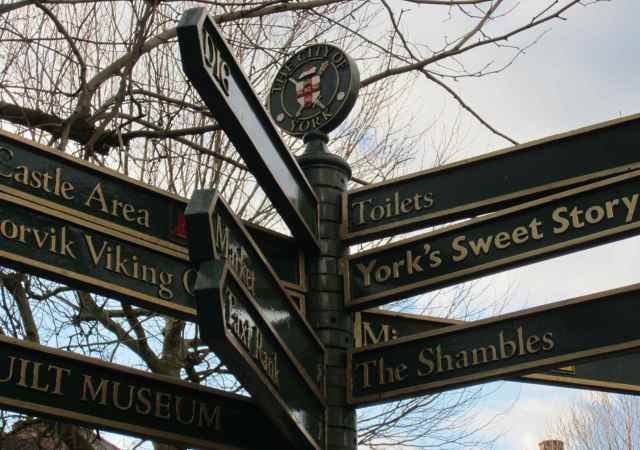 York sign
