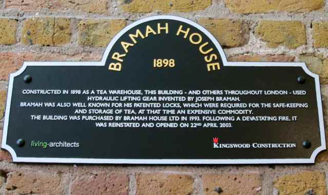 bramah House sign