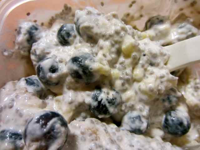 Co Yo and blueberries