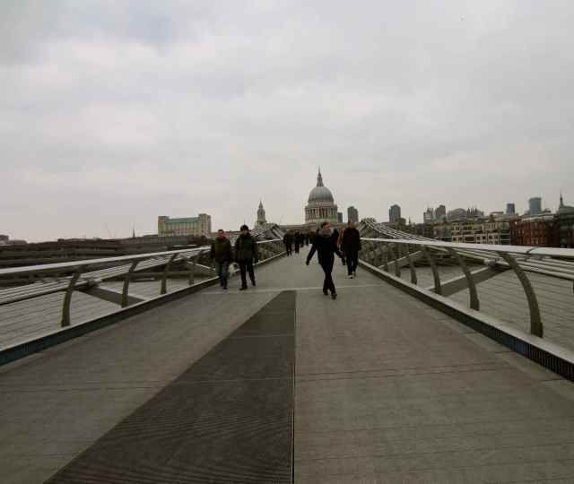 Crossing the Millennium bridge