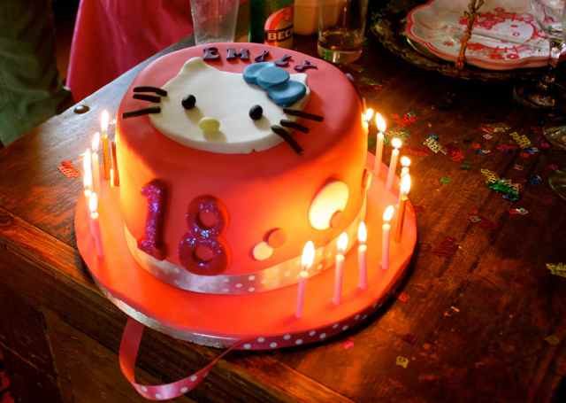 Emily 18 cake