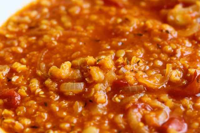 Red lentil soup