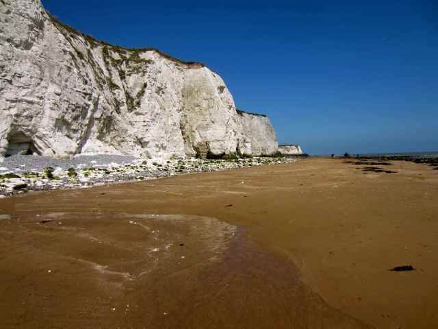 The beach, heading for Broadstairs