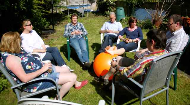 At Simon and Sarah's