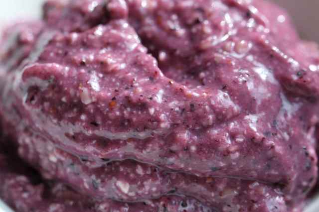 blueberry mint soft serve