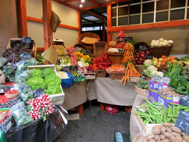 fruit and veg stall