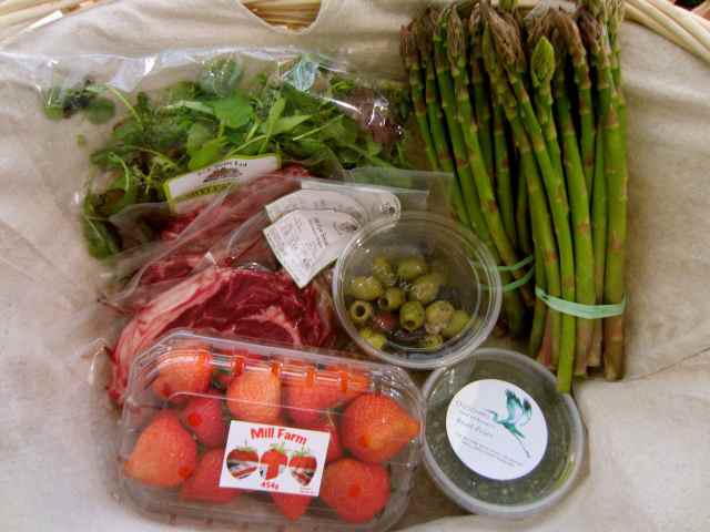 Frankie's shopping basket